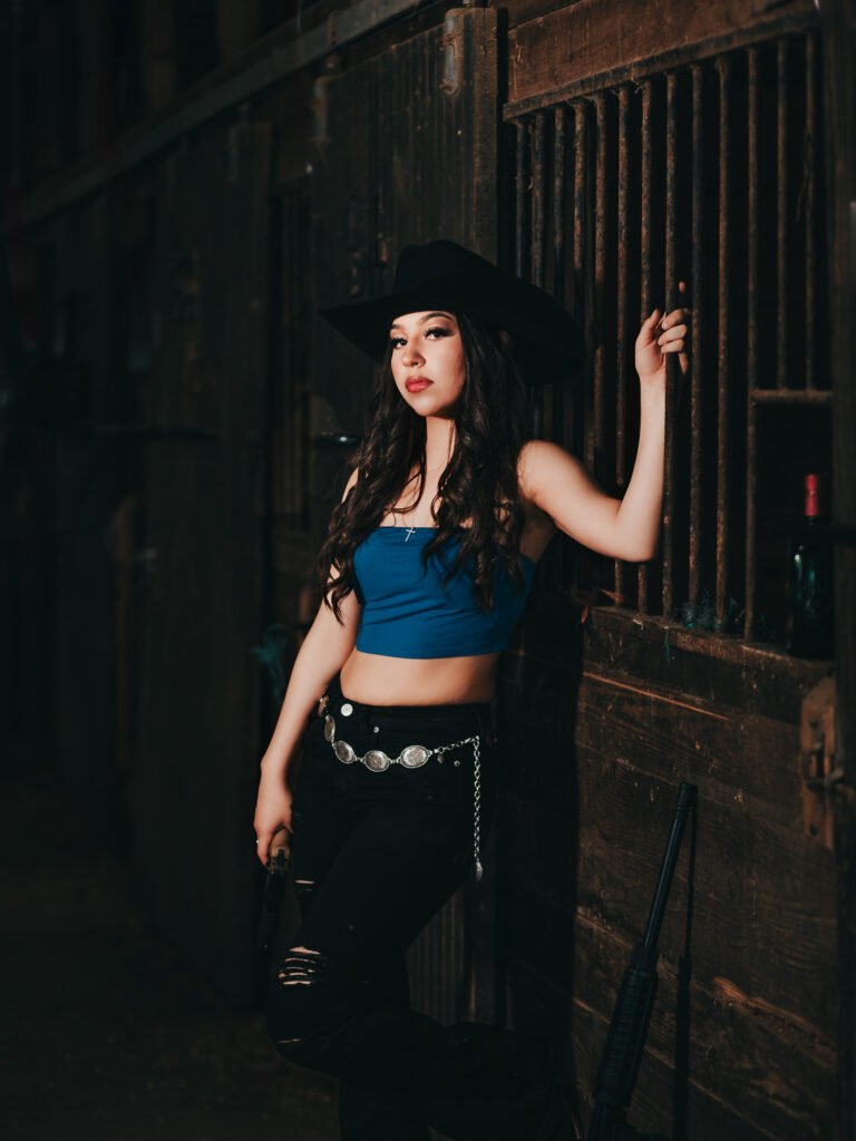 Cinematic Fine Art Birthday Cowgirl Photography Indianapolis Studio